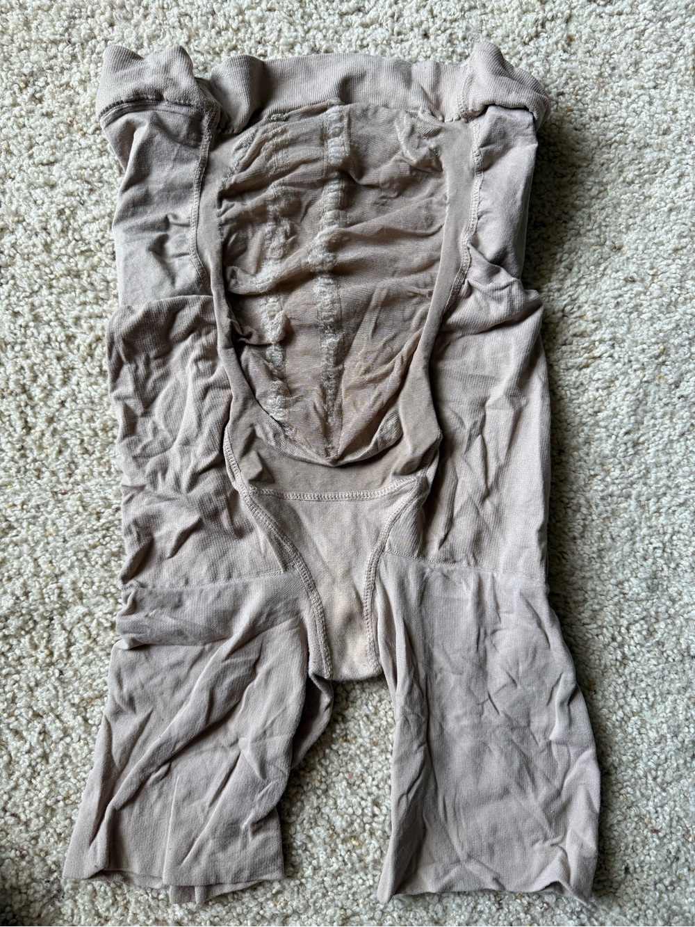 SPANX Seamless Beige Shaping Shorts pregnancy